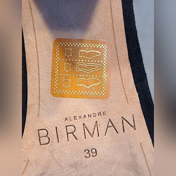 Alexandre Birman Black Suede Clarita Block Sandal, Date Night LBD | 9 (39) - Picture 12 of 16